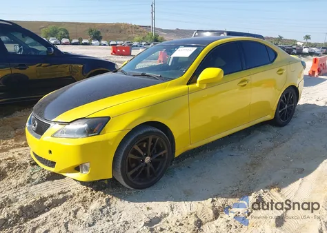 2006 Lexus Is 250 z USA, uszkodzony, nr VIN JTHBK262X65019852